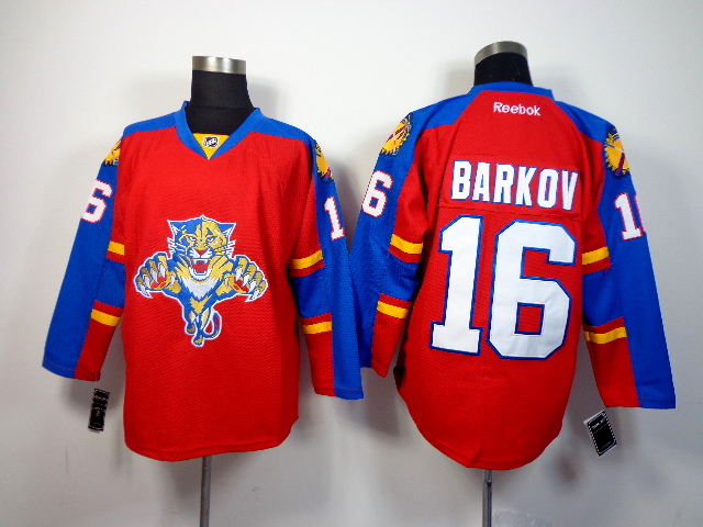 Panthers 16 Barkov Red Jerseys