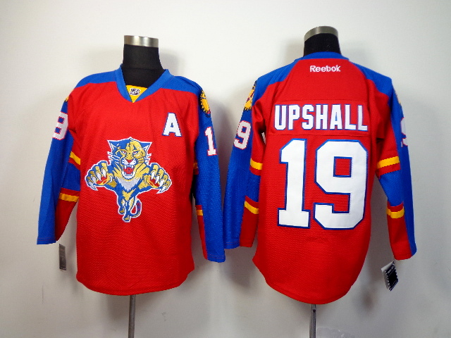 Panthers 19 Upshall Red Jerseys