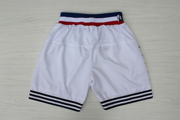 2015 NBA All Star NYC Eastern Conference White Shorts