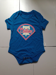 Phillies Baby Blue Toddler T-shirts