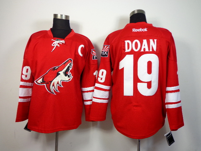 Coyotes 19 Doan Red New Jerseys