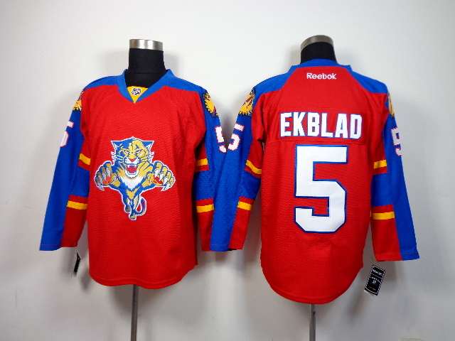 Panthers 5 Ekblad Red Jerseys