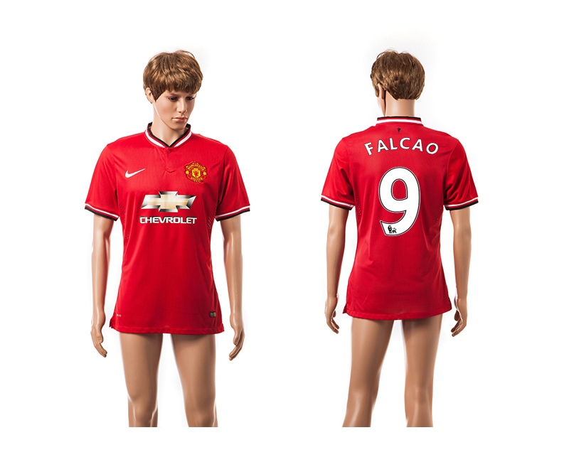 2014-15 Manchester United 9 Falcao Home Thailand Jerseys