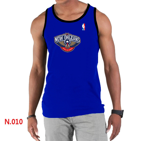 New Orleans Pelicans Big & Tall Primary Logo Men Blue Tank Top