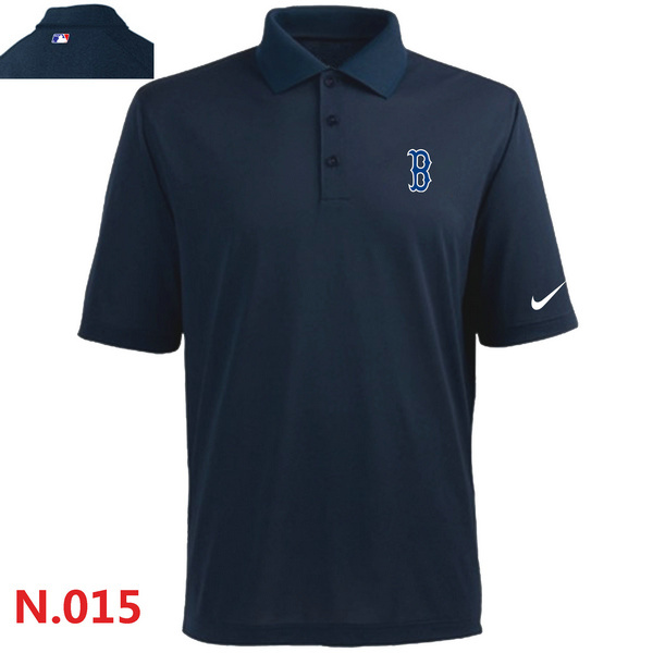 Nike Red Sox Navy Blue Polo Shirt