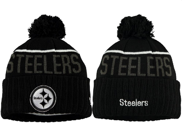 Steelers Black Fashion Knit Hat XDF