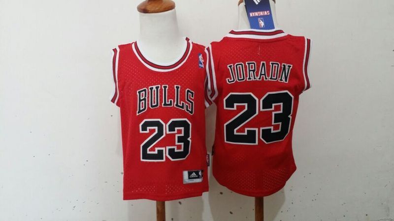 Bulls 23 Jordan Red Toddler Jerseys