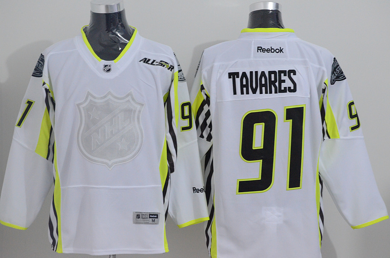 Islanders 91 Tavares White 2015 All Star Jersey