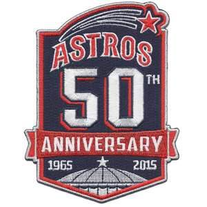 Houston Astros 50th Anniversary Patch