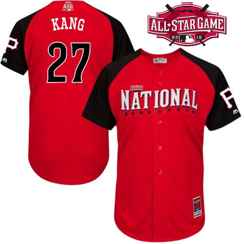 National League Pirates 27 Kang Red 2015 All Star Jersey