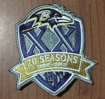 Ravens 1996-2015 20 Season Patch