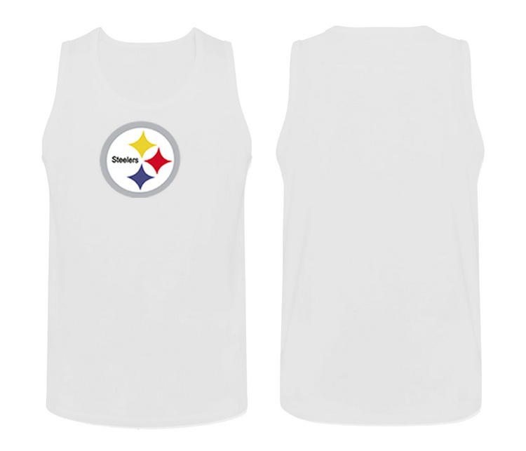Nike Pittsburgh Steelers Fresh Logo Men's Tank Top White