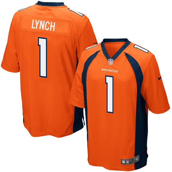 Nike Broncos 1 Paxton Lynch Orange 2016 Draft Pick Elite Jersey