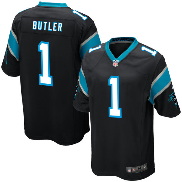 Nike Panthers 1 Vernon Butler Black 2016 Draft Pick Elite Jersey