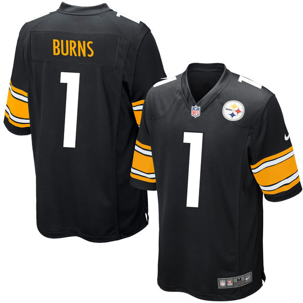Nike Steelers 1 Artie Burns Black 2016 Draft Pick Elite Jersey