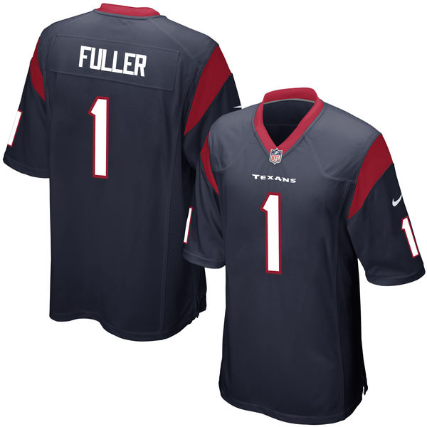 Nike Texans 1 Will Fuller Navy 2016 Draft Pick Elite Jersey