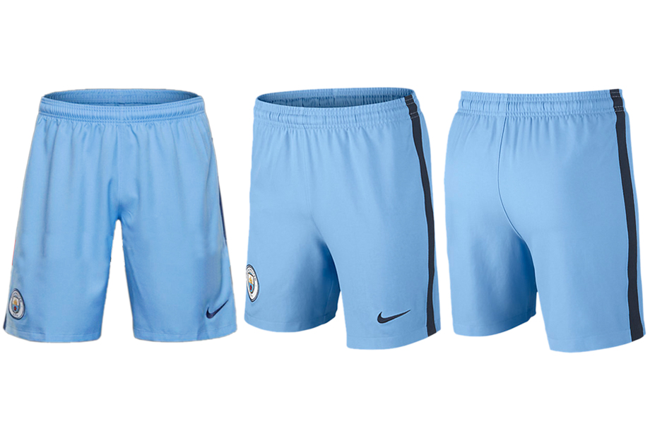 2016-17 Manchester City Home Soccer Shorts