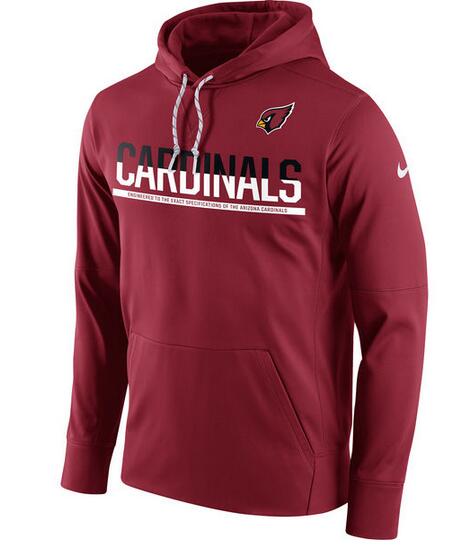 New Arizona Cardinals Nike Sideline Circuit Pullover Performance Hoodie Cardinal Cheap Sale 7858