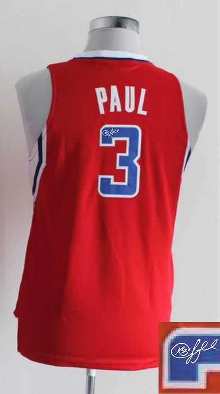 Clippers 3 Paul Red Signature Edition Women Jerseys
