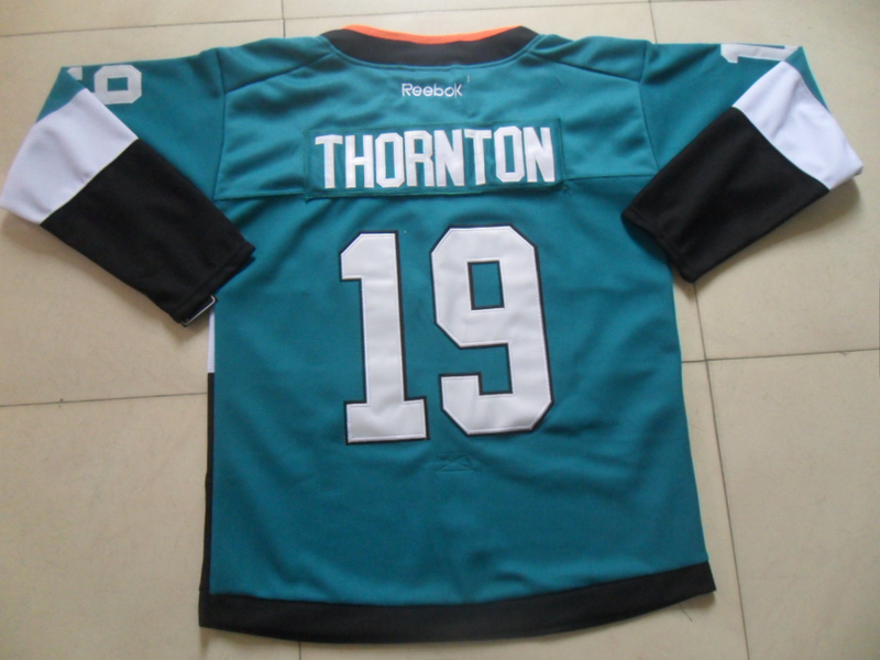 Sharks 19 Thornton Teal 2015 Stadium Series Jerseys