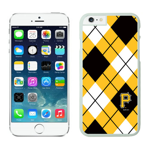 Pittsburgh Pirates iPhone 6 Plus Cases White