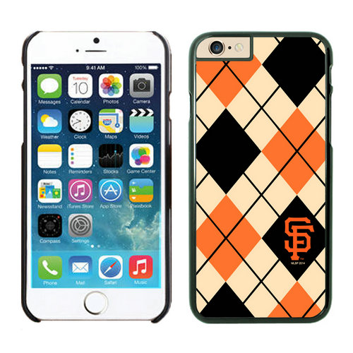 San Francisco Giants iPhone 6 Plus Cases Black