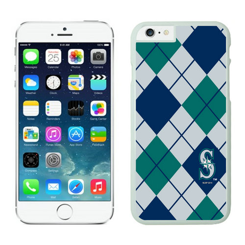 Seattle Mariners iPhone 6 Plus Cases White