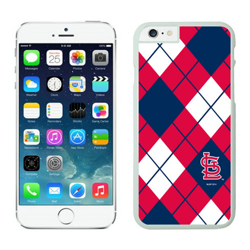 St Louis Cardinals iPhone 6 Plus Cases White