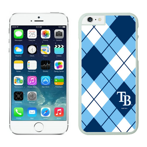 Tampa Bay Rays iPhone 6 Plus Cases White