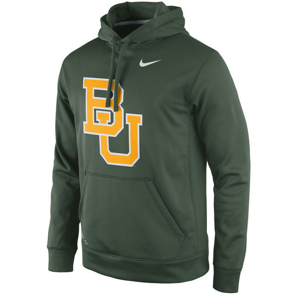 Baylor Bears Fresh Logo Green College Pullover Hoodie
