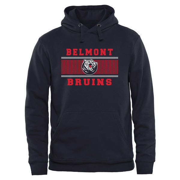 Belmont Bruins Team Logo Black College Pullover Hoodie2