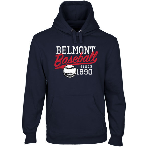 Belmont Bruins Team Logo Navy Blue College Pullover Hoodie4