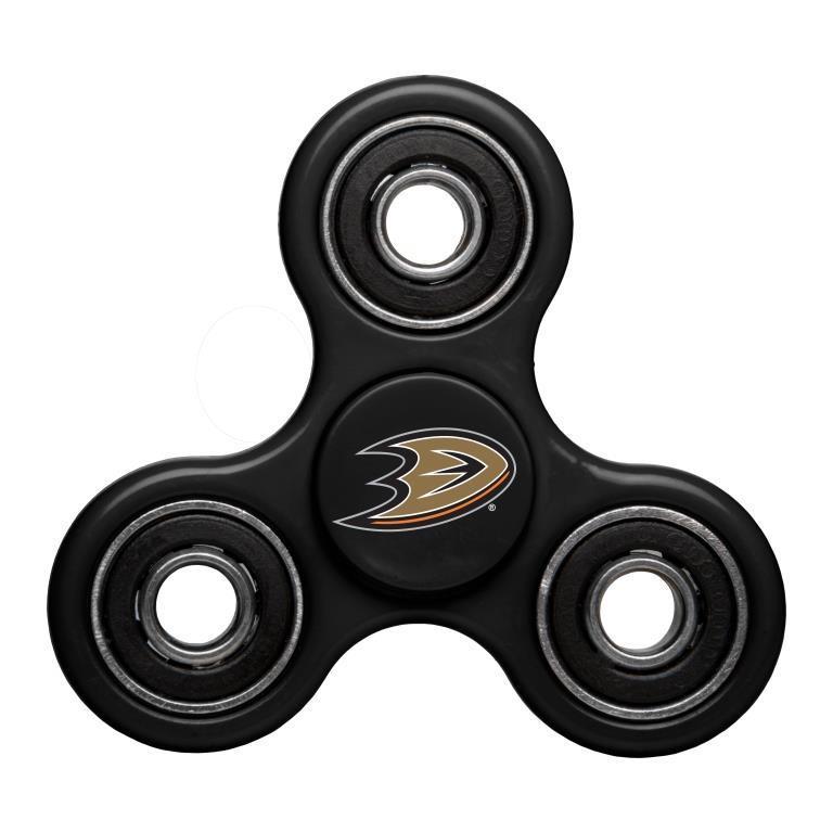 Ducks Team Logo Black Fidget Spinner