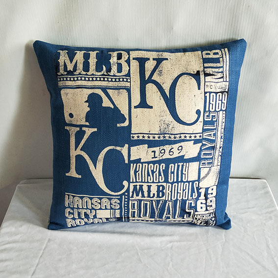 Kansas City Royals Baseball Pillow