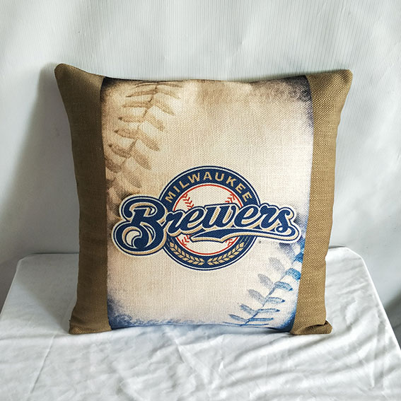 Milwaukee Brewers Baseball Pillow
