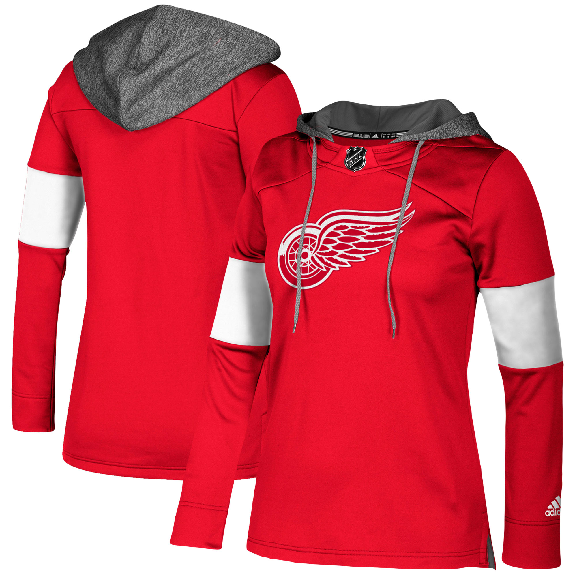 Red Wings Red Women's Customized All Stitched Hooded Sweatshirt