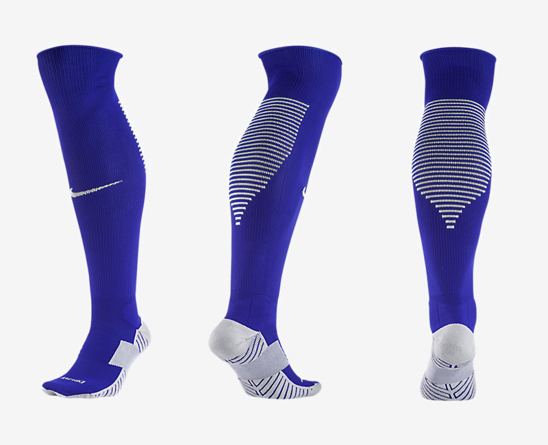 purple nike soccer socks