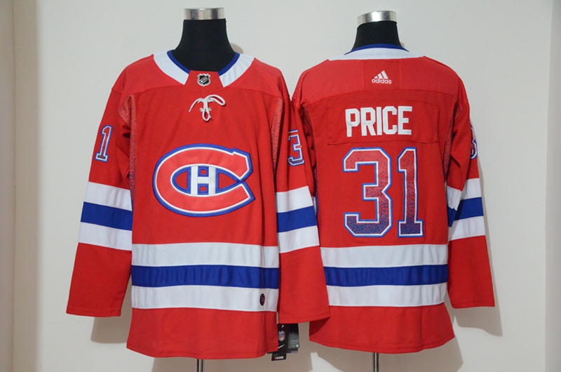Canadiens 31 Carey Price Red Drift Fashion Adidas Jersey