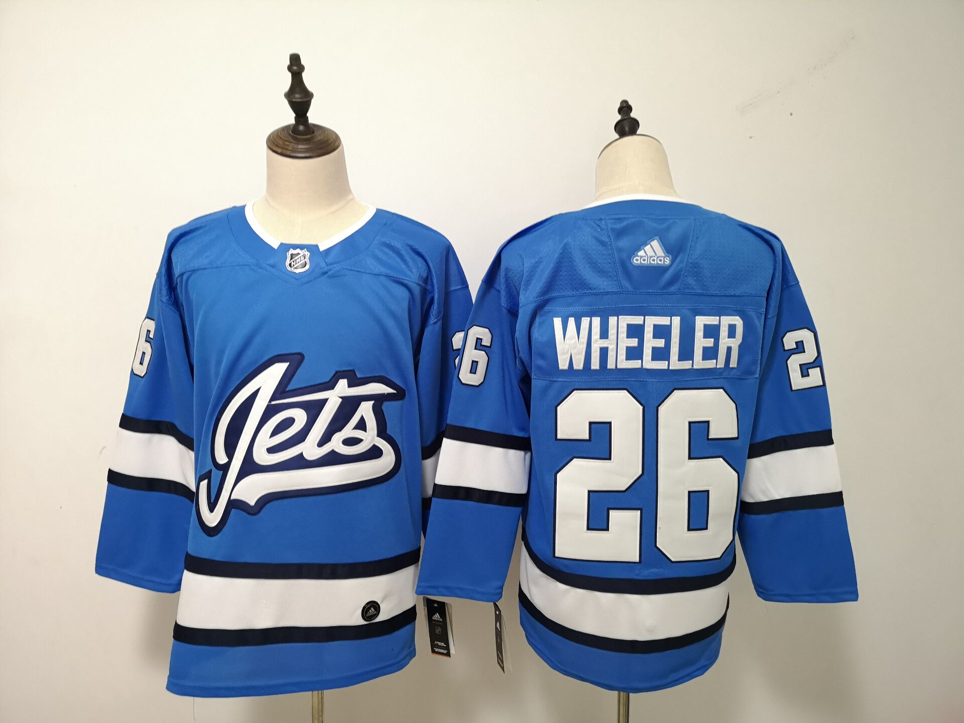 Winnipeg Jets 26 Blake Wheeler Blue Alternate Adidas Jersey