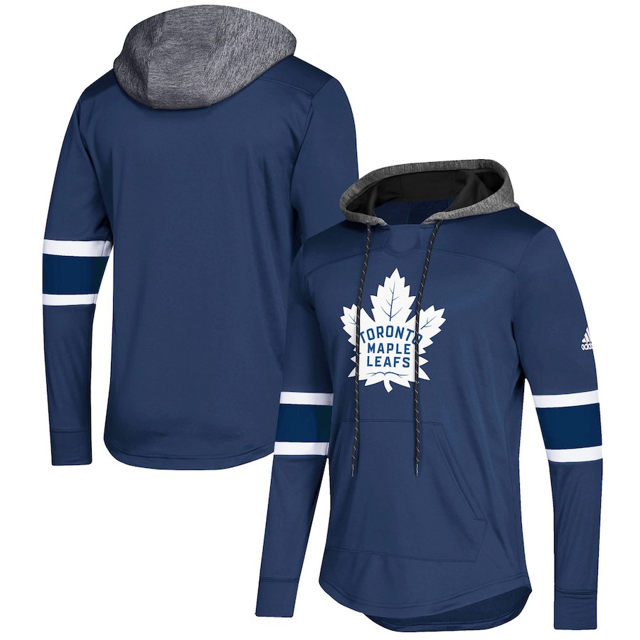 Toronto Maple Leafs Blue Women's Customized All Stitched Hooded Sweatshirt