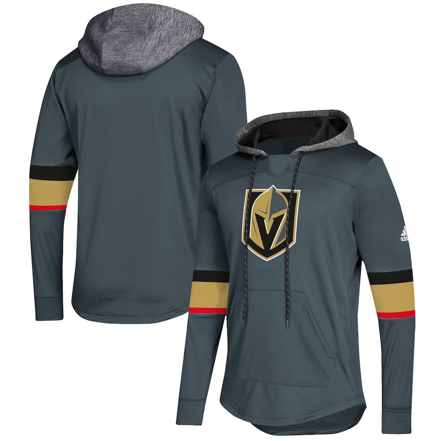 Vegas Golden Knights Gray Women's Customized All Stitched Hooded Sweatshirt