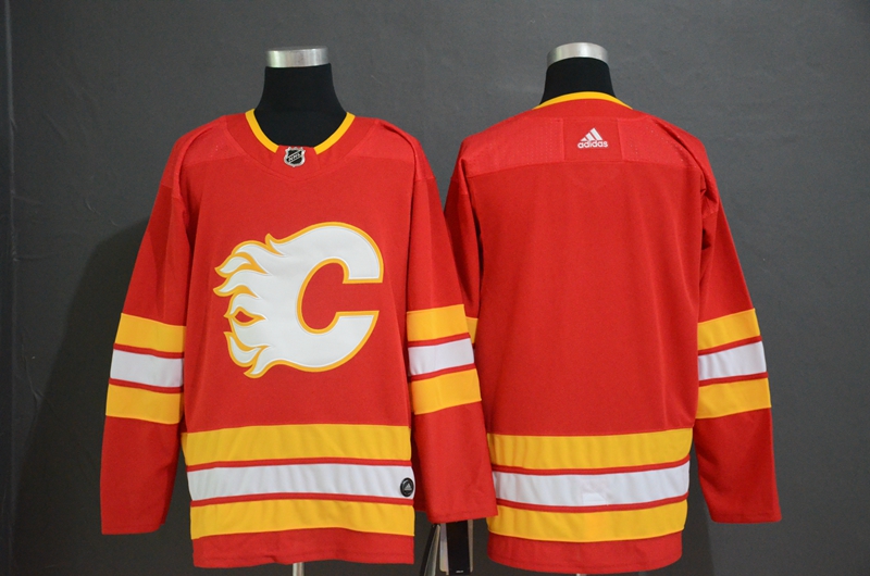 Flames Blank Red Alternate Adidas Jersey