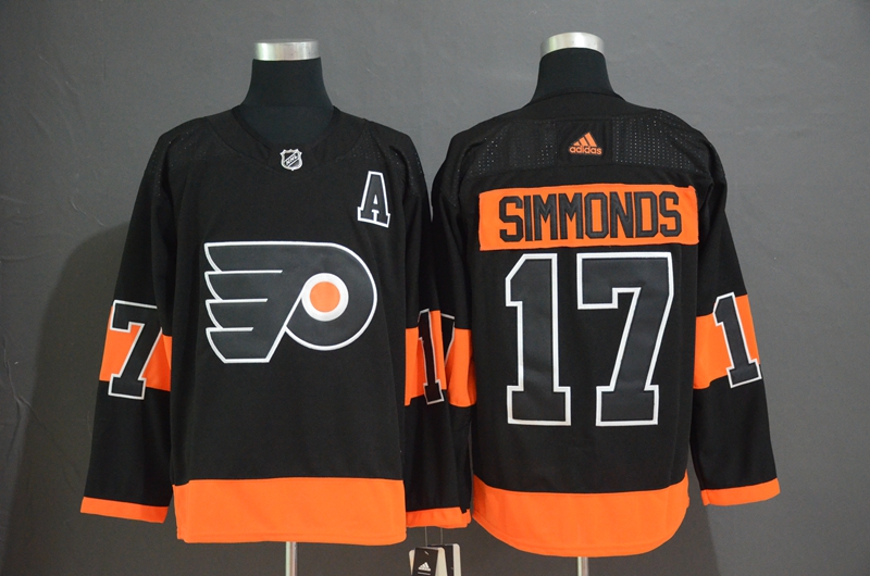 Flyers 17 Wayne Simmonds Black Alternate Adidas Jersey