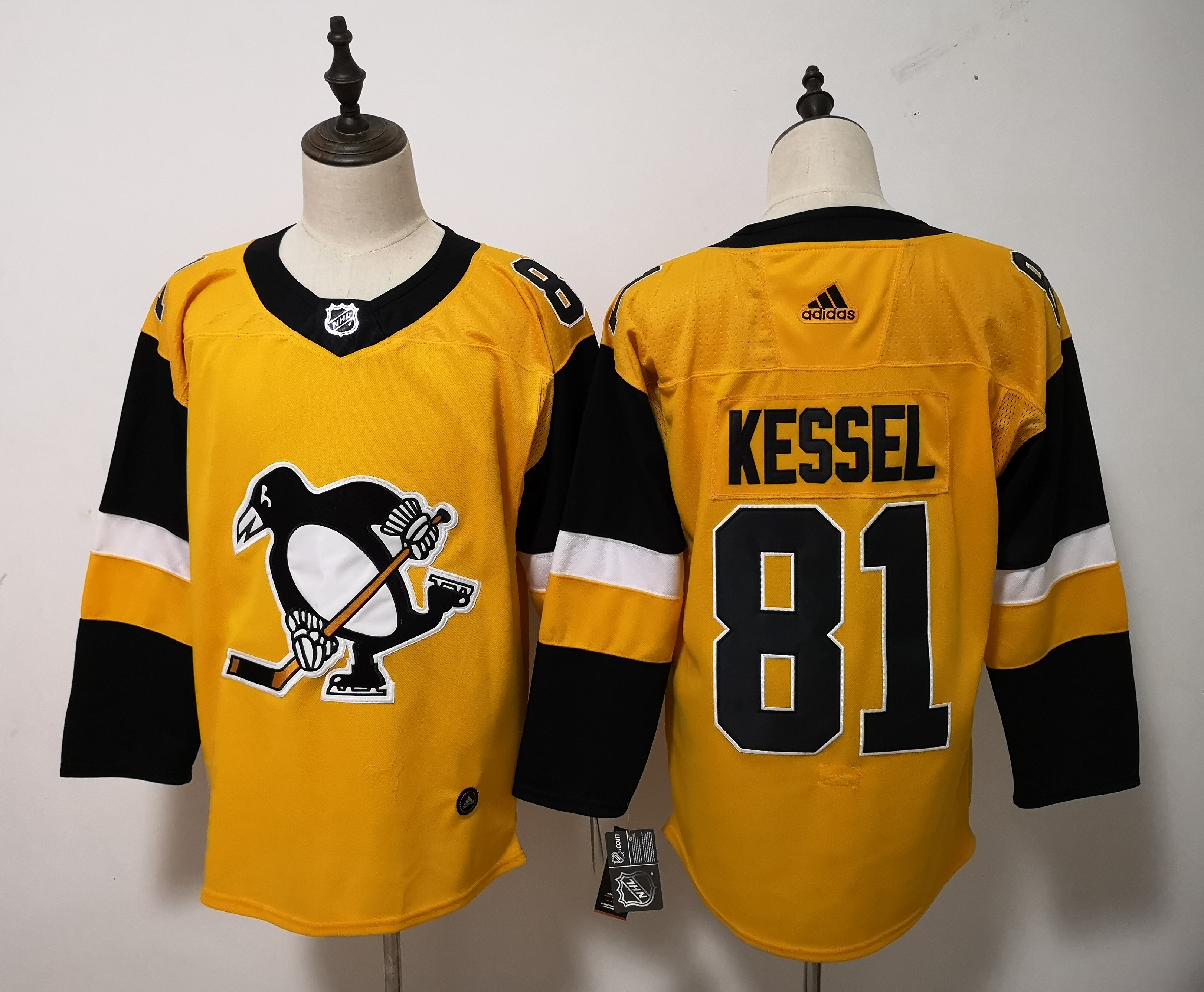 Penguins 81 Evgeni Kessel Gold Gold Alternate Adidas Jersey
