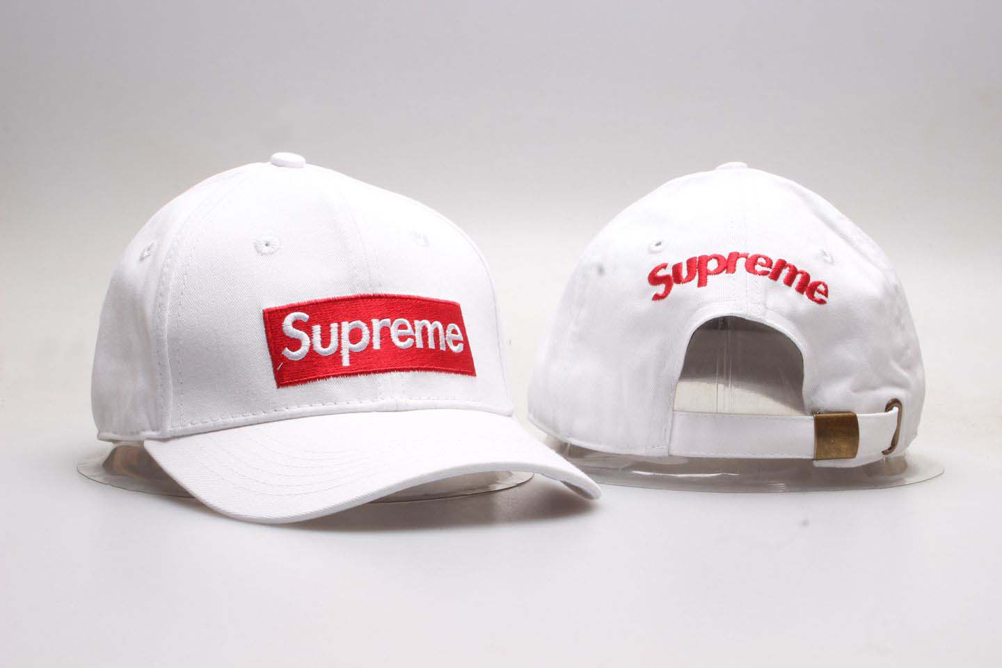 Supreme Fresh Big Logo White Snapback Adjustable Hat YP