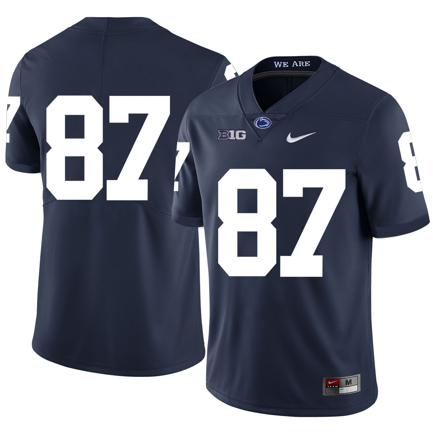 Penn State Nittany Lions 87 Kyle Carter Navy Nike College Football Jersey