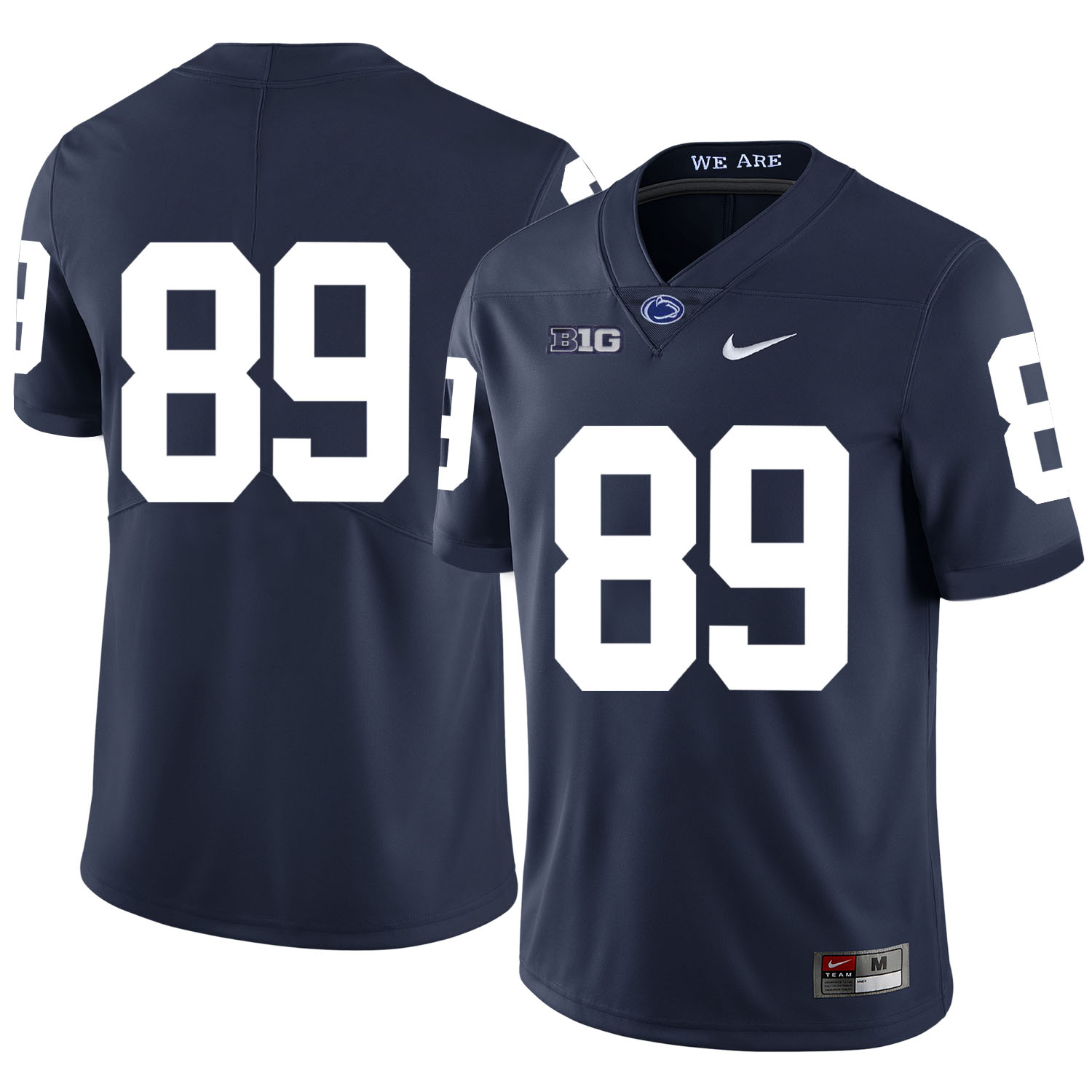 Penn State Nittany Lions 89 Garry Gilliam Navy Nike College Football Jersey