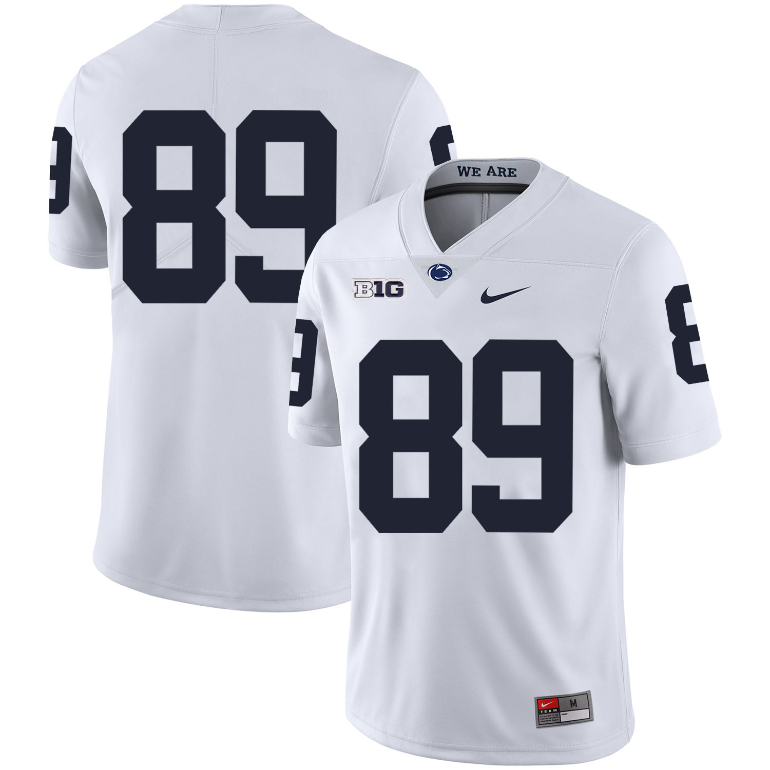 Penn State Nittany Lions 89 Garry Gilliam White Nike College Football Jersey
