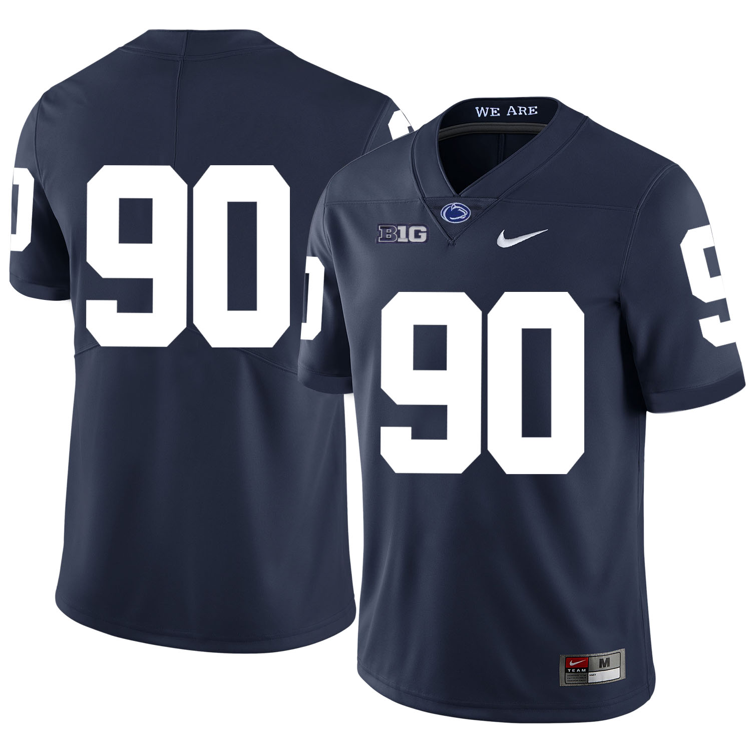 Penn State Nittany Lions 90 Garrett Sickels Navy Nike College Football Jersey