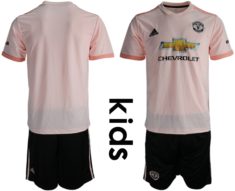 2018-19 Manchester United Away Youth Soccer Jersey